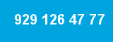 929 126 47 77